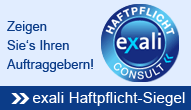 exali consulting-Haftpflicht-Siegel exali consulting-Haftpflicht-Siegel