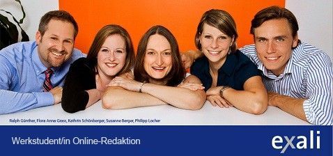 Werkstudent/in für die exali Online-Redaktion