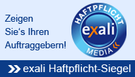 exali media-Haftpflicht-Siegel exali media-Haftpflicht-Siegel