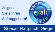 exali IT-Haftpflicht-Siegel exali IT-Haftpflicht-Siegel