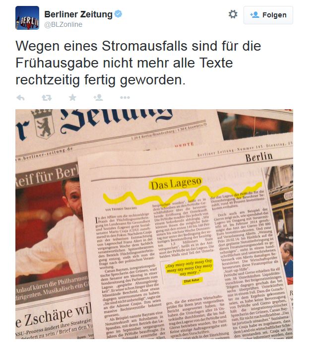 Unfertige Ausgabe am Zeitungskiosk: Wenn ein Stromausfall Artikel frisst Unfertige Ausgabe am Zeitungskiosk: Wenn ein Stromausfall Artikel frisst