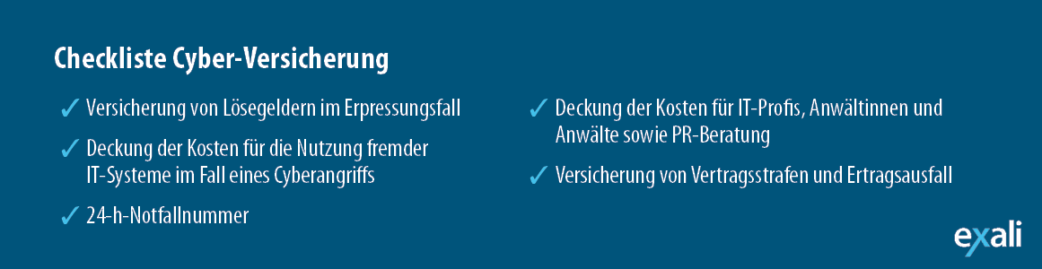 Checkliste Cyber Risiken