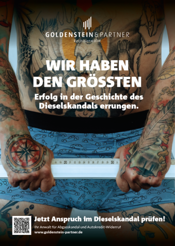 Goldenstein & Partner Werbeplakat