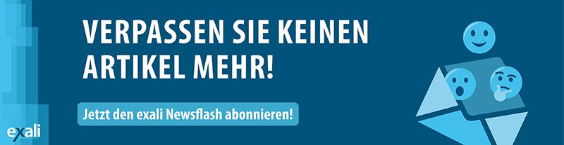 Abonnieren Sie jetzt den Newsflash von exali