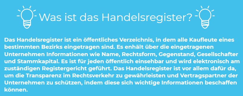 Was ist das Handelsregister?